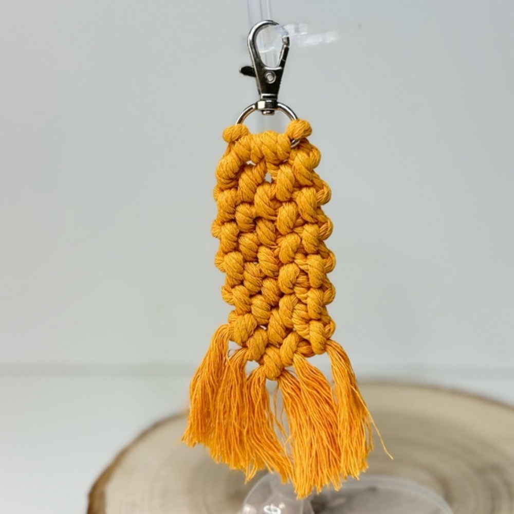 Braided Handcrafted Boho Macrame Keychain